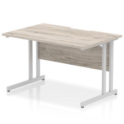 Impulse Scalloped Edge 1200mm Straight Desk Cantilever Leg - image 5