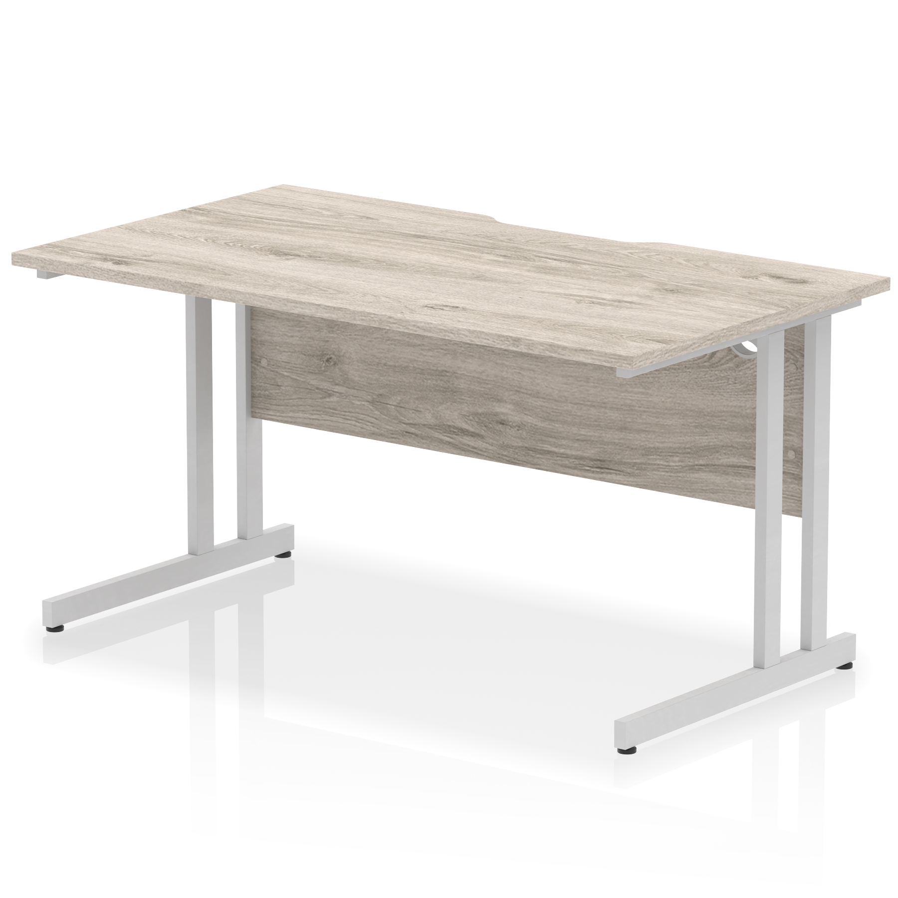 Impulse Scalloped Edge 1400mm Straight Desk Cantilever Leg - image 5