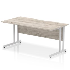 Impulse Scalloped Edge 1600mm Straight Desk Cantilever Leg - image 5