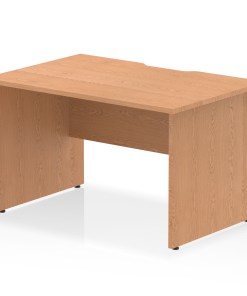 Impulse Scalloped Edge 1200mm Straight Desk Panel End Leg