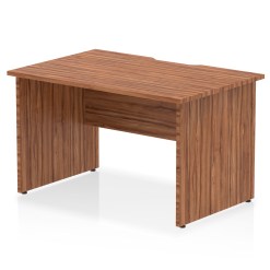 Impulse Scalloped Edge 1200mm Straight Desk Panel End Leg - image 5