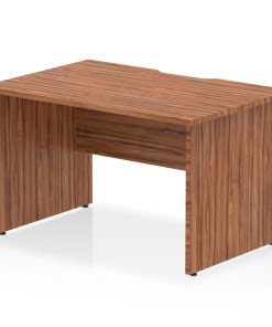 Impulse Scalloped Edge 1200mm Straight Desk Panel End Leg