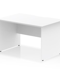 Impulse Scalloped Edge 1200mm Straight Desk Panel End Leg
