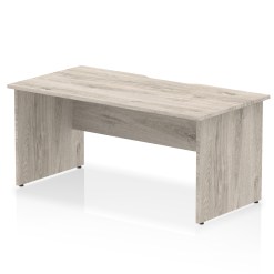 Impulse Scalloped Edge 1600mm Straight Desk Panel End Leg - image 2