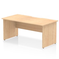 Impulse Scalloped Edge 1600mm Straight Desk Panel End Leg - image 3