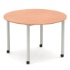 Impulse Round Table With Box Frame Leg With Castors