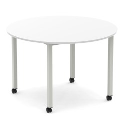 Impulse Round Table With Box Frame Leg With Castors - image 5