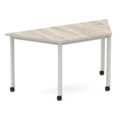 Impulse Trapezium Table Box Frame Leg With Castors - image 2