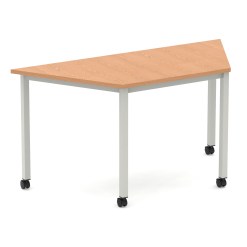 Impulse Trapezium Table Box Frame Leg With Castors - image 4