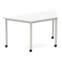 Impulse Trapezium Table Box Frame Leg With Castors - image 5