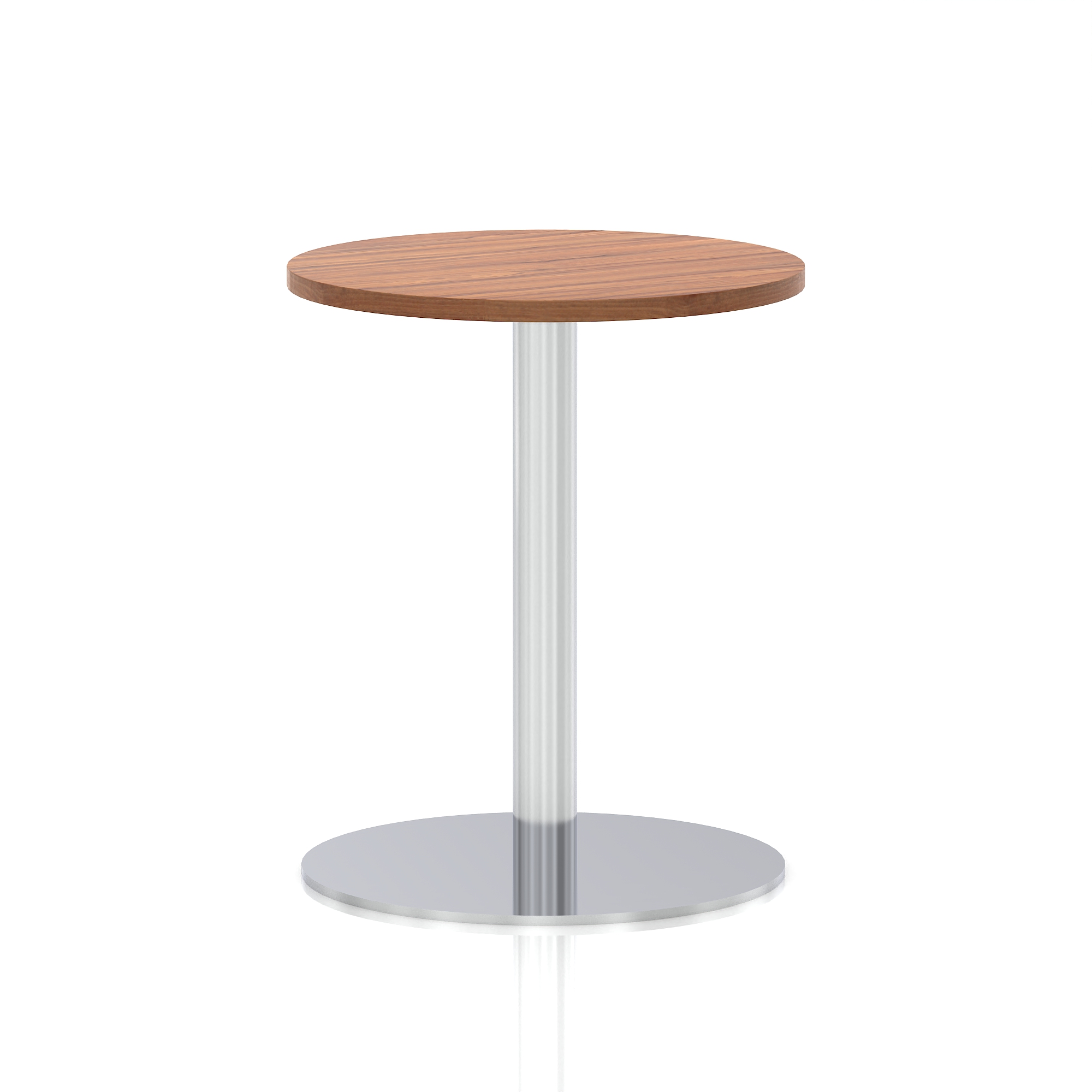 Italia Round Poseur Table Silver Leg - image 2