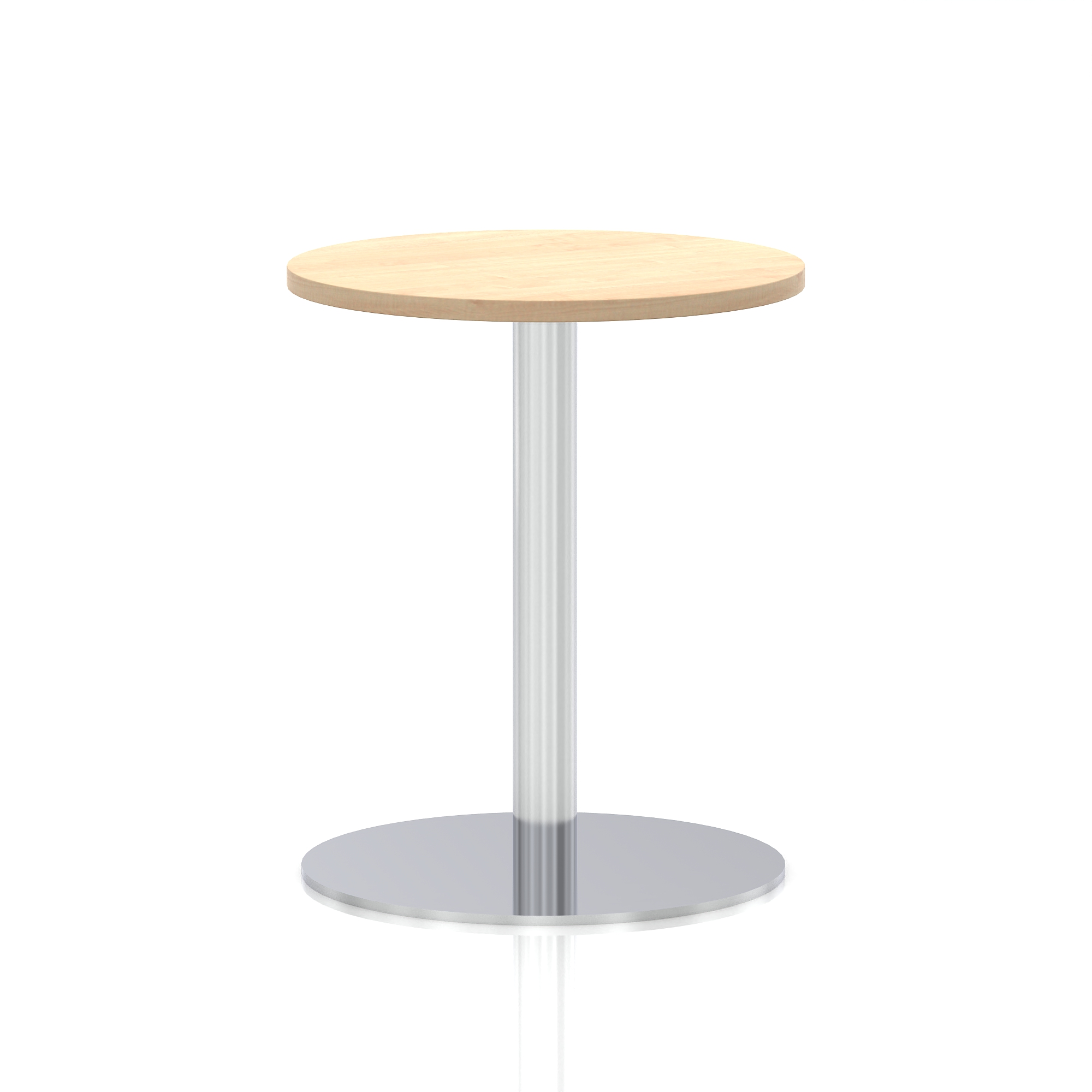 Italia Round Poseur Table Silver Leg - image 4