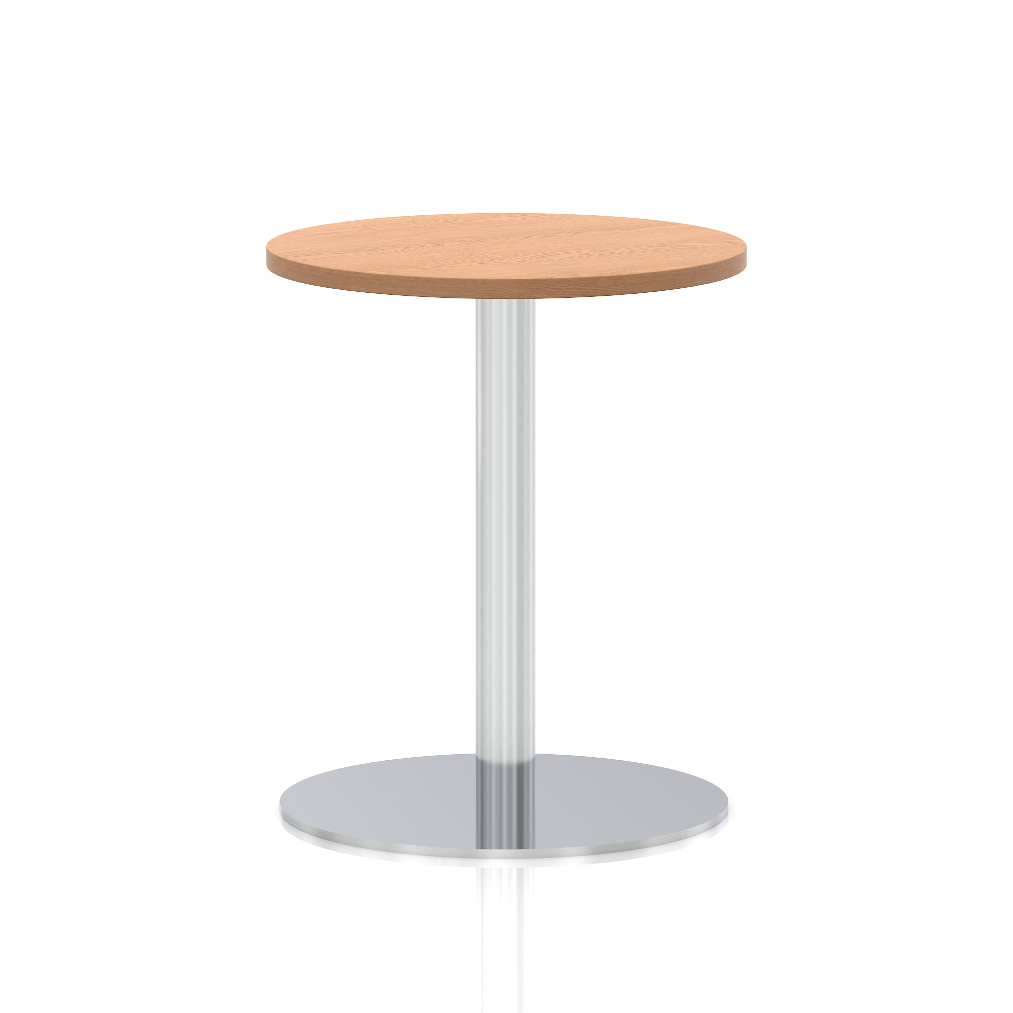 Italia Round Poseur Table Silver Leg - image 5