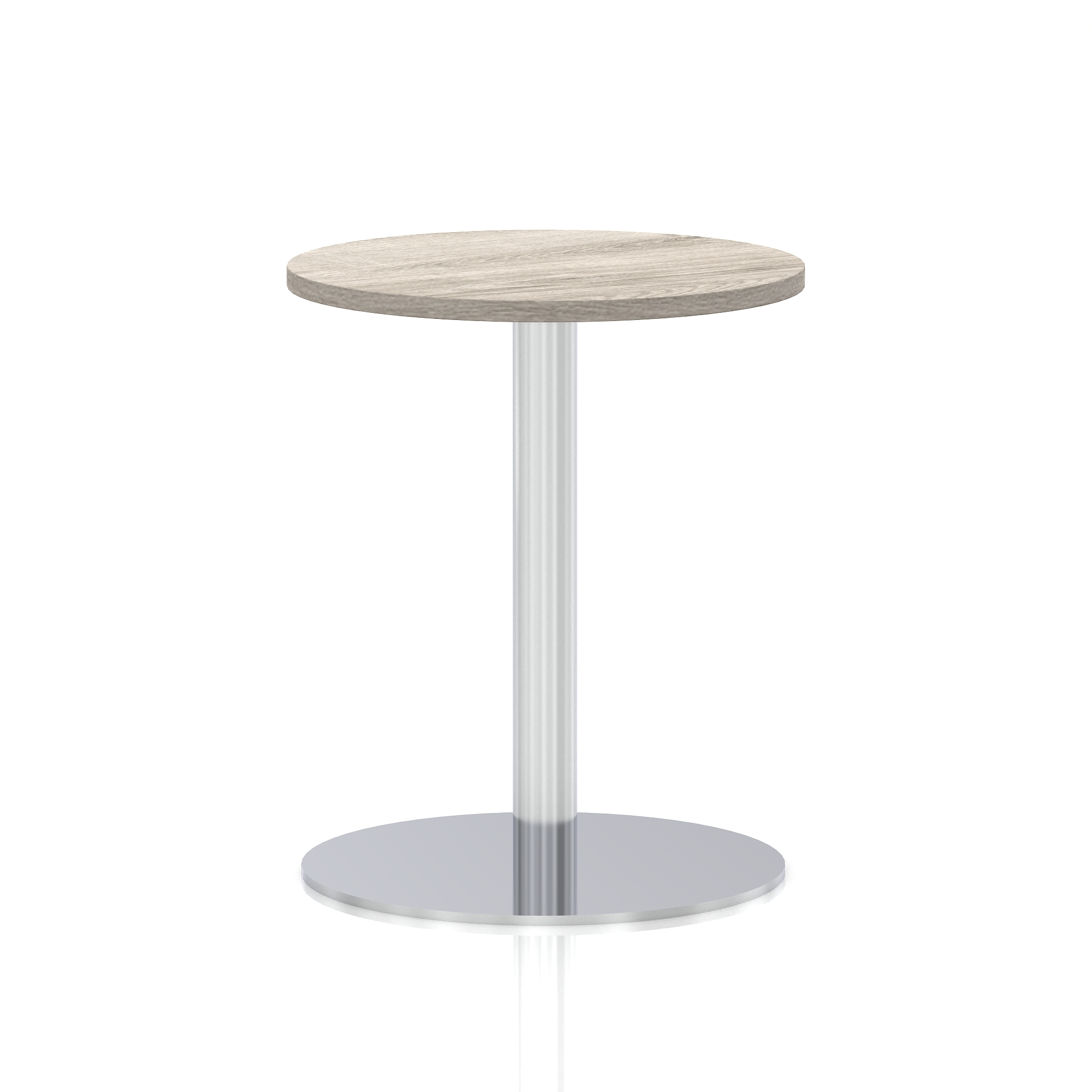 Italia Round Poseur Table Silver Leg - image 6