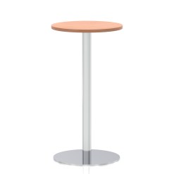 Italia Round Poseur Table Silver Leg - image 7