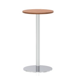 Italia Round Poseur Table Silver Leg - image 8