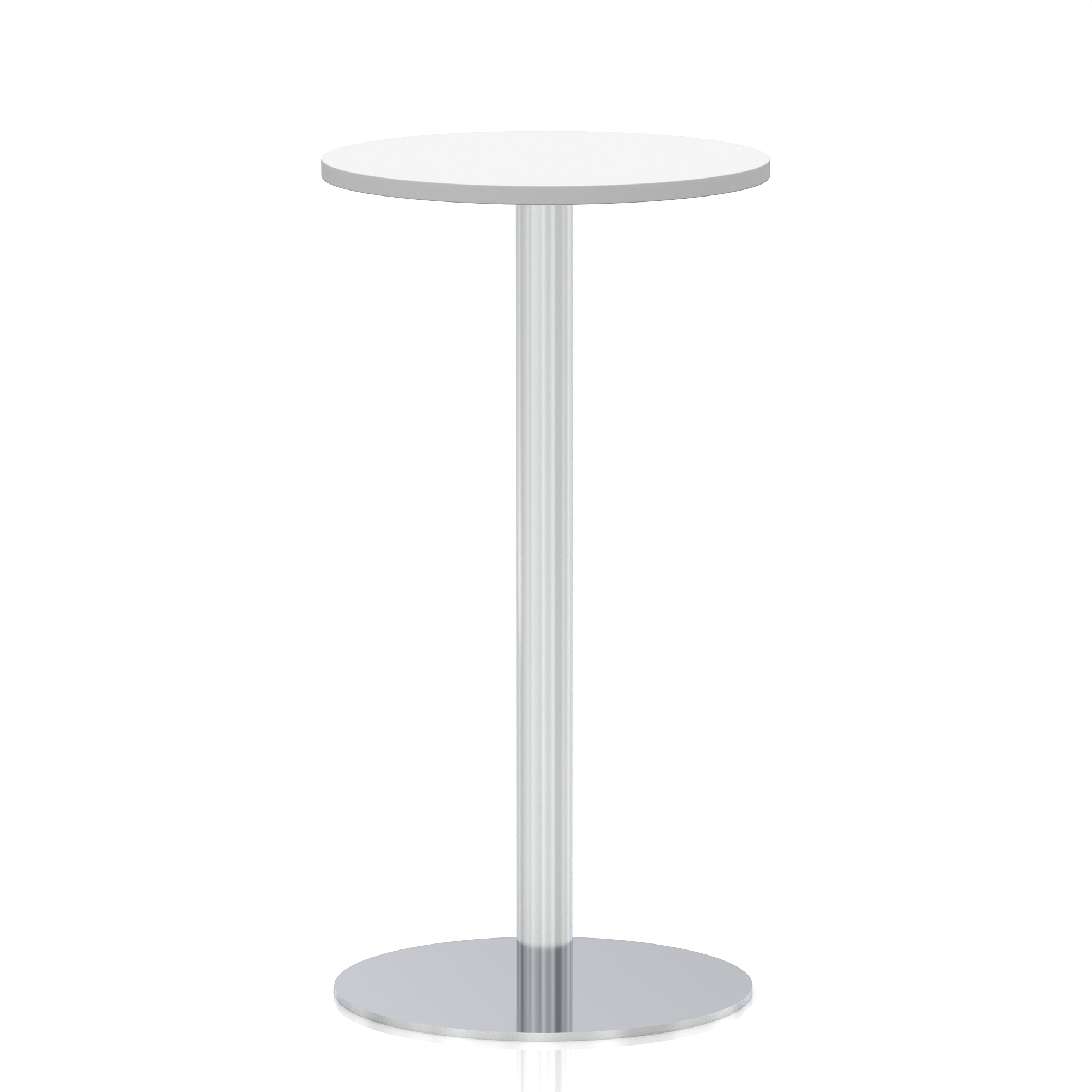 Italia Round Poseur Table Silver Leg - image 9