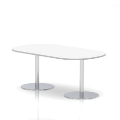 Italia Boardroom Table Silver Leg - image 3