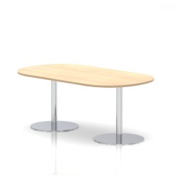 Italia Boardroom Table Silver Leg - image 4
