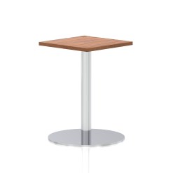 Italia Square Poseur Table Silver Leg - image 2