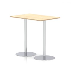 Italia Rectangular Poseur Table Silver Leg - image 10