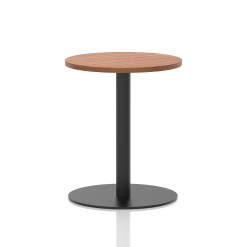 Italia Round Poseur Table Black Leg - image 2