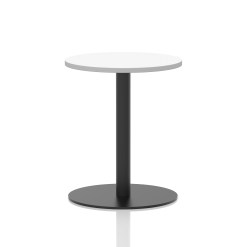 Italia Round Poseur Table Black Leg - image 3