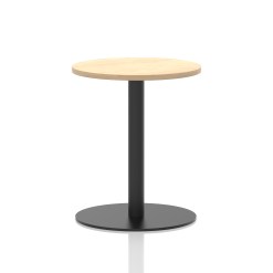 Italia Round Poseur Table Black Leg - image 4
