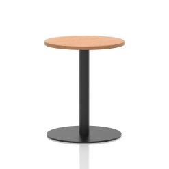 Italia Round Poseur Table Black Leg - image 5