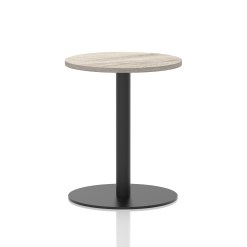 Italia Round Poseur Table Black Leg - image 6