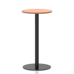 Italia Round Poseur Table Black Leg - image 7
