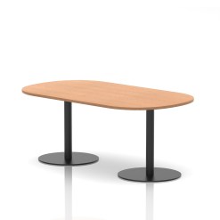 Italia Boardroom Table Black Leg - image 5