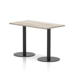 Italia Slimline Rectangular Poseur Table Black Leg - image 6