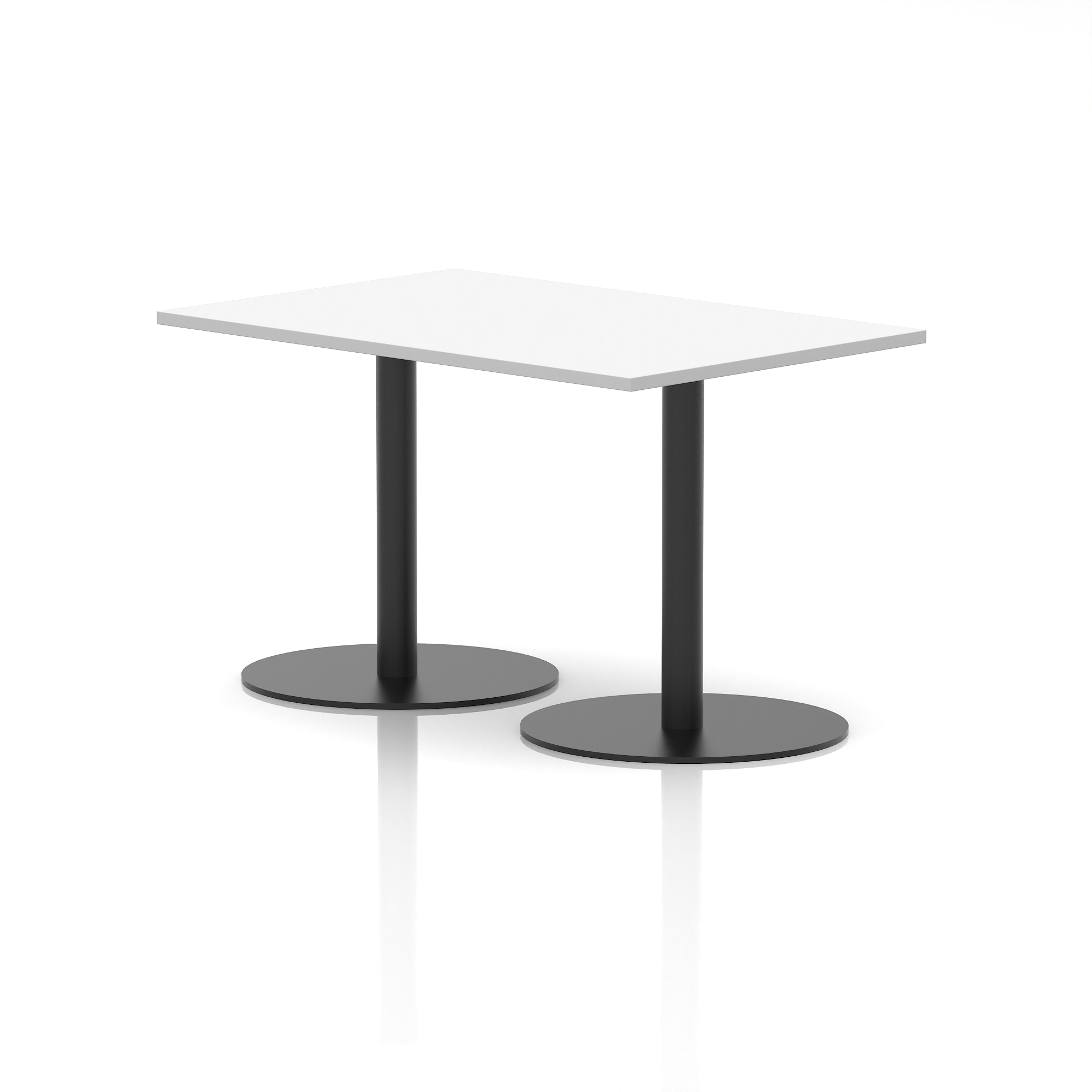 Italia Rectangular Poseur Table Black Leg - image 3