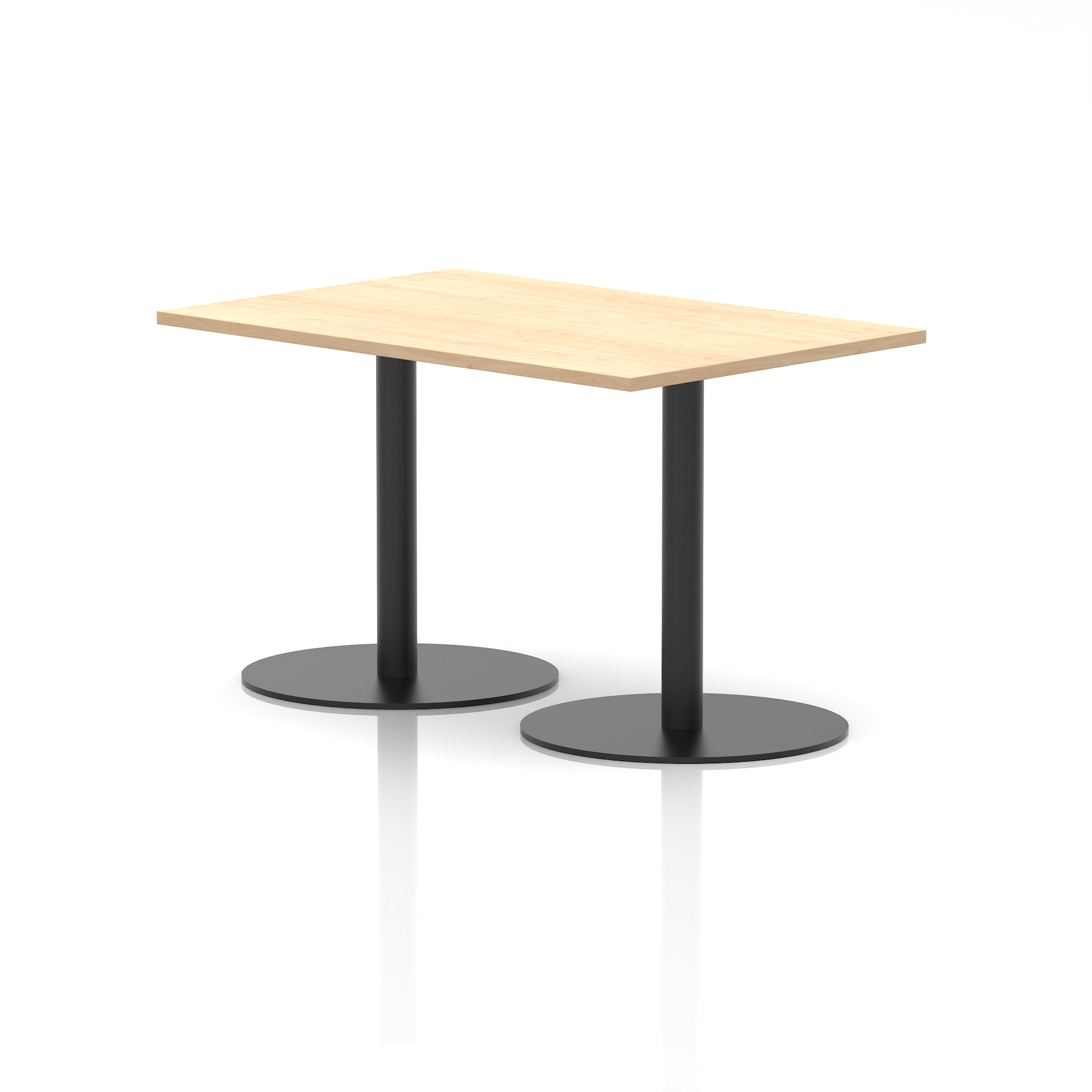 Italia Rectangular Poseur Table Black Leg - image 4