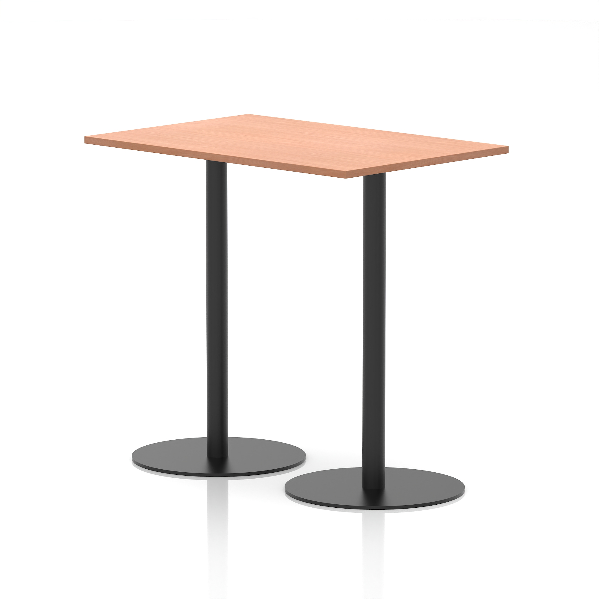 Italia Rectangular Poseur Table Black Leg - image 7