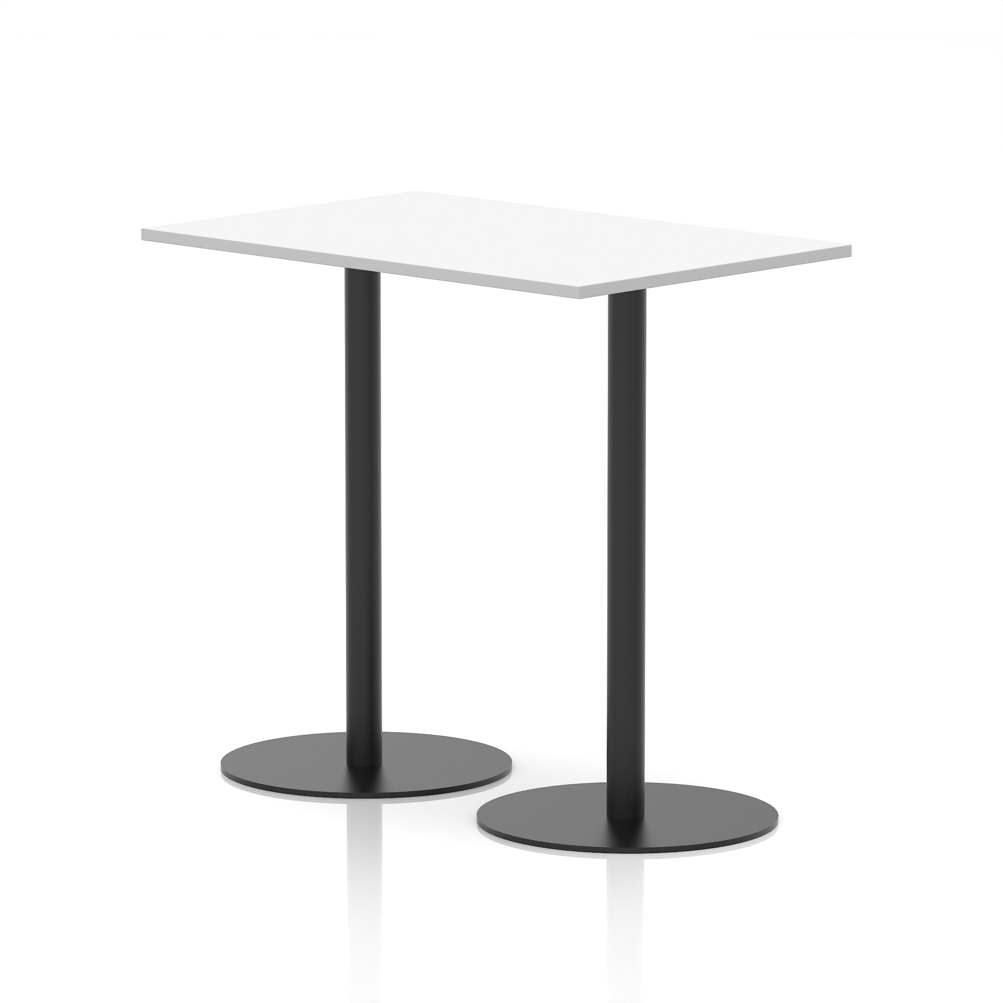 Italia Rectangular Poseur Table Black Leg - image 9
