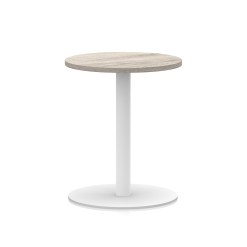 Italia Round Poseur Table White Leg - image 6