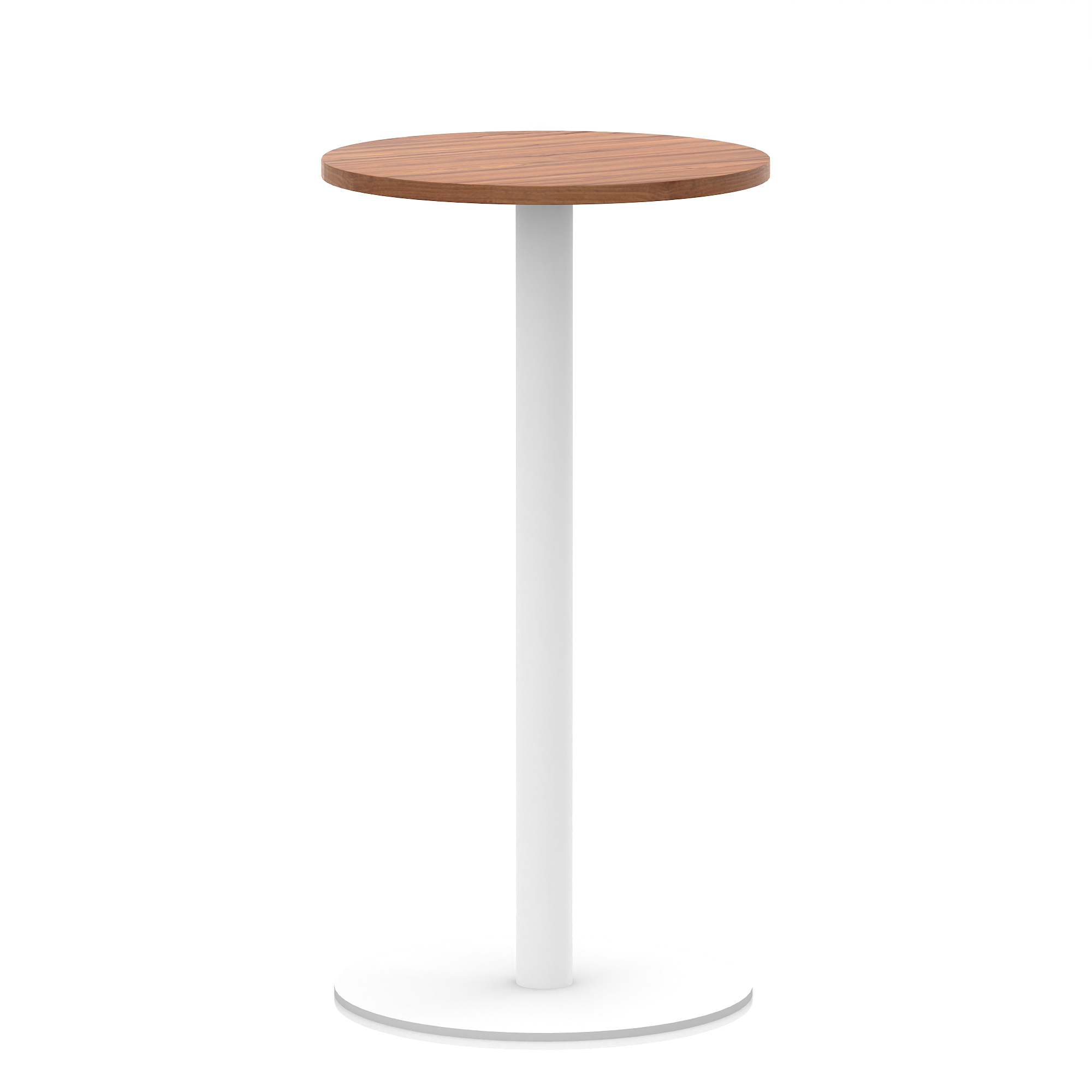 Italia Round Poseur Table White Leg - image 8