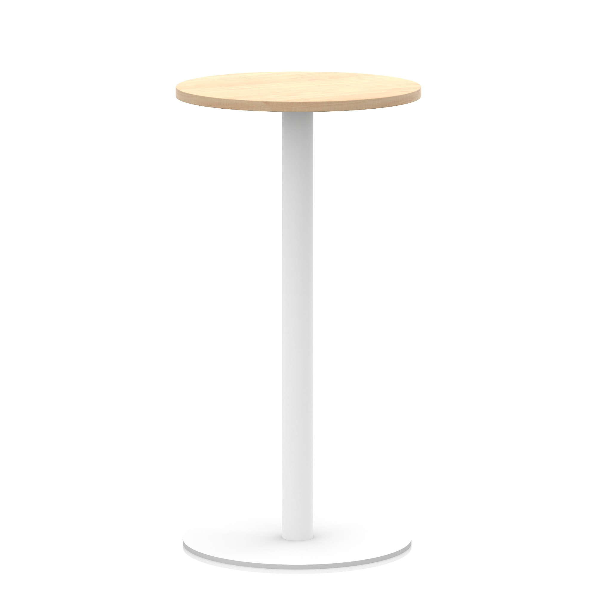 Italia Round Poseur Table White Leg - image 10