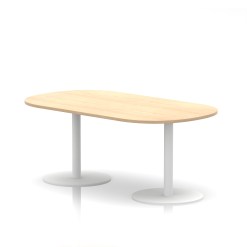 Italia Boardroom Table White Leg - image 4