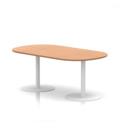 Italia Boardroom Table White Leg - image 5