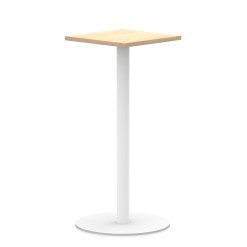 Italia Square Poseur Table White Leg - image 10