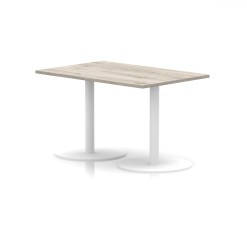 Italia Rectangular Poseur Table White Leg - image 6
