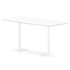 Italia High Gloss Boardroom Table White Leg - image 8