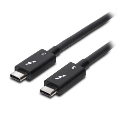 Kensington 0.7m (2.3ft) Thunderbolt 3 Cable – 40Gbps – 100W PD – certified TB3 – USB-C Compatible