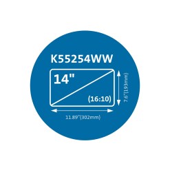 Kensington MagPro Magnetic Privacy Screen Filter for Laptops 14