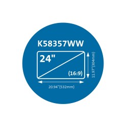 Kensington MagPro Magnetic Privacy Screen Filter for Monitors 24” (16:9) - image 8