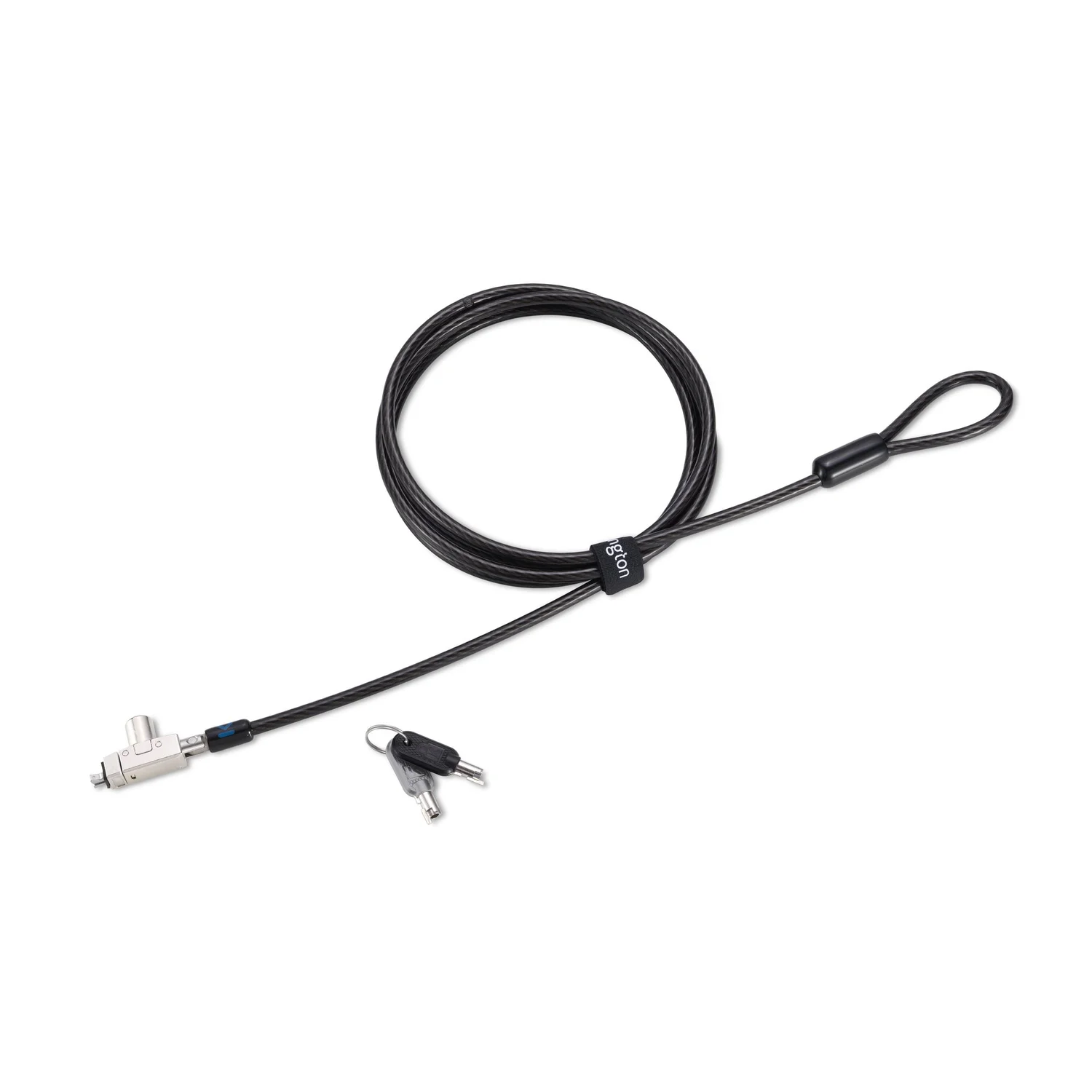 Kensington Slim N17 2.0 Keyed Laptop Lock for Wedge-Shaped Slots - Like Keyed