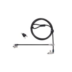 Kensington Slim N17 2.0 Keyed Dual Head Laptop Lock for Wedge-Shaped Slots - Master Keyed